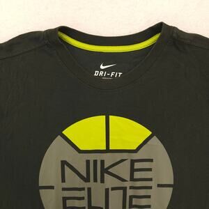 Nike Casual Crew Neck Graphic Short Sleeve T Shirt Mens Size Large L Green